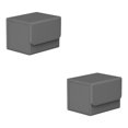 thumbnail image 2 of maskred Stylish and Secure Card Deck Storage Holder Organizer with Magnetic Closure TCG Display Gray 2Set, 2 of 6