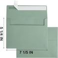 thumbnail image 3 of Trendy Tool Kit for Home, [ Sense Full] Western Green Envelope Set Self Adhesive Release Glue Invitation Letter Business Letter Paper Wedding Invitation Creative Stationery Box, 3 of 4
