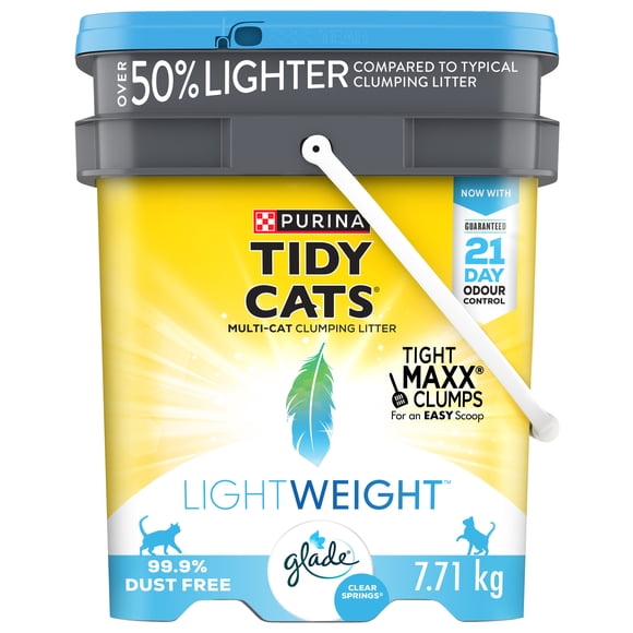 Purina Tidy Cats Poids plume avec le parfum Clear Springs, Litière pour Chats 7.71 kg