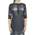 thumbnail image 3 of Bimba kurti Kurta Ethnique à Manches 3/4 Imprimée Noire pour Femmes 20, 3 of 6