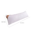 thumbnail image 3 of Roiihwy 100CM Body Pillow for Side Sleepers, Bolster Long Pillow for Bed, Quilted Cotton Throw Pillows Cushion, 3 of 8