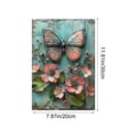 thumbnail image 3 of Art Mural en Métal 3D, Décoration Murale en Fer Forgé, Style Rustique Vintage, Imperméable et Résistant au Soleil, Décoration Murale Intérieure Extérieure pour Salon, Chambre, Bureau, Jardin, Patio, 3 of 6
