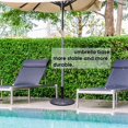 thumbnail image 2 of CHOK Base de Parasol de Marché pour Patio 43 Lb, Support Extérieur Robuste, Support de Parasol en Fonte pour Jardin Plage, Parasol Rond Classique sur Pied pour Terrasse Véranda, 2 of 7