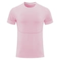 thumbnail image 1 of asjyhkr Mens Compression Shirts Short Sleeve Quick Drying Gym Athletic Base Layer Sport Undershirts, 1 of 3