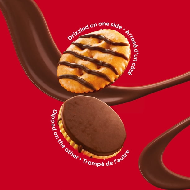Ritz PURE POINT　7個 RITZ Drizzled Minis Fudge Crackers, Sweet & Salty Snack, Bag