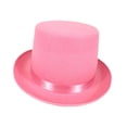 thumbnail image 4 of yuksok Chapeau Haut-de-Forme Accessoire de Costume de Majordome pour Performance sur Scène Festival Jeu de Rôle Rose, 4 of 9