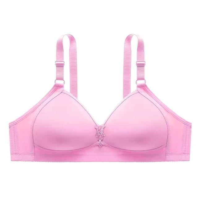 Timegard Plus Size Bras for Women with Support Wirefree Full Coverage Summer Comfortable Seniors Bralette