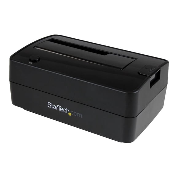 StarTech.com USB 3.1/eSATA Drive Docking Station for 2.5"/3.5" SATA Drives - External USB 3.1 (10Gbps) Hard Drive Dock w/ UASP (SDOCKU313E) - HDD docking station - bays: 1 - 2.5", 3.5" - SATA 6Gb/s - eSATA, USB 3.1 (Gen 2) - black