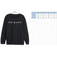thumbnail image 5 of US Womens FRIENDS Print Hoody Sweatshirt Slouch Pullover Sweater Jumper Tops, 5 of 5