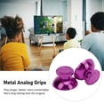 thumbnail image 4 of Sticks pour Manette, 2 Pcs Poignée de Pouce en Métal de Remplacement pour Console de Jeu Portative, Accessoires de Sticks Analogiques en Alliage d'Aluminium, 4 of 7