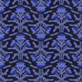 thumbnail image 1 of Ahgly Company Tapis d'Intérieur Lavables en Machine, Carrés, Bleu Nuit, 6', 1 of 7
