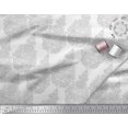thumbnail image 2 of Soimoi Viscose Chiffon Fabric Leaves & Floral Block Print Sewing Fabric Yard 42 Inch Wide, 2 of 3