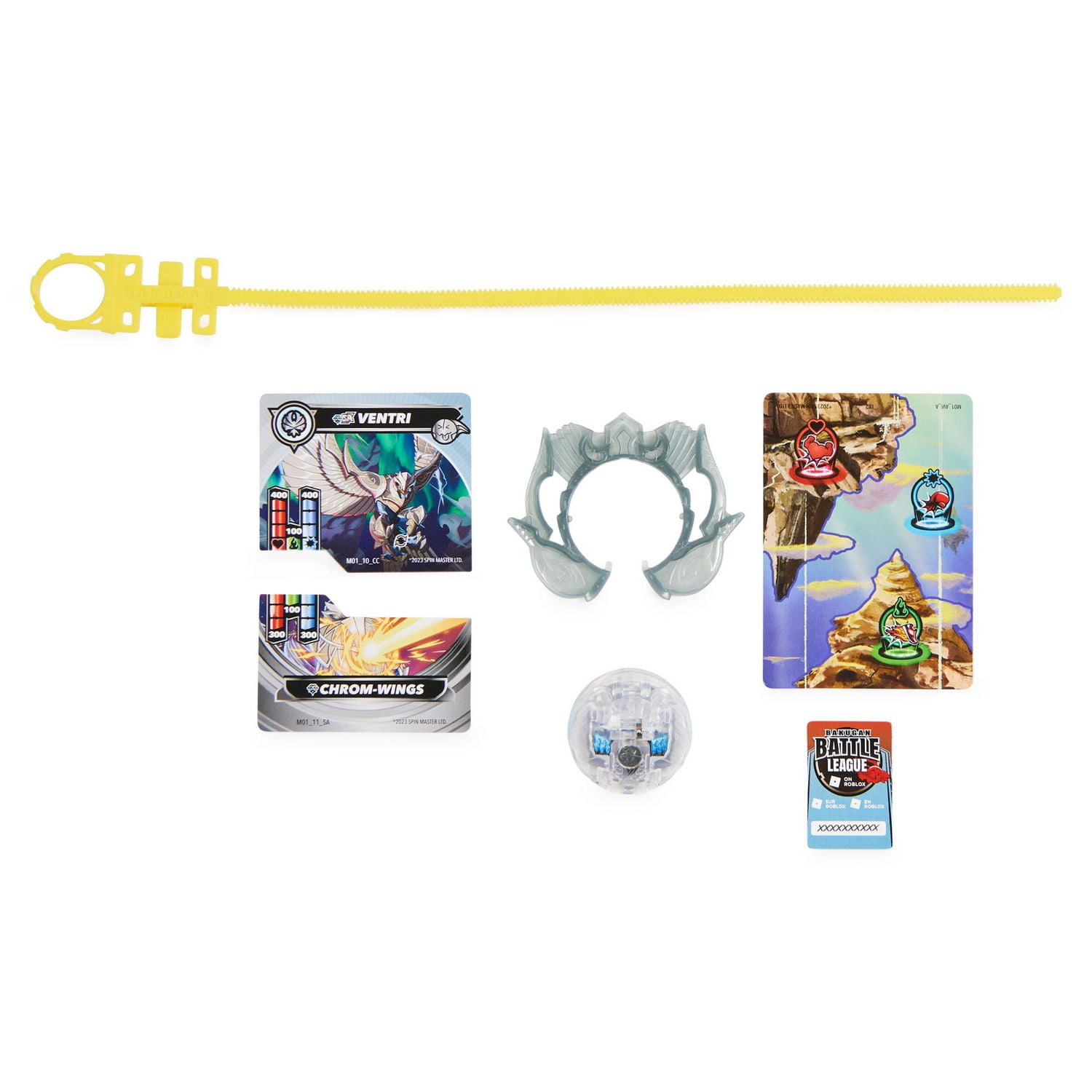 Bakugan, Special Attack Ventri, Spinning Collectible, Customizable Action Figure and Trading Cards, Kids Toys for Boys and Girls 6 and up
