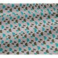 thumbnail image 5 of oneOone Viscose Jersey Fabric Circle Geometric Â Printed Craft Fabric BTY 60 Inch Wide, 5 of 5