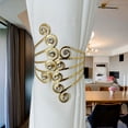 thumbnail image 4 of PRETXORVE Curtain Metal Buckle Hollow Buckle Adjustable Curtain Buckle, 4 of 6
