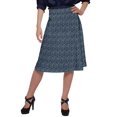 thumbnail image 1 of Moomaya Jupe Imprimée pour Femmes en Poly Spandex Tenue Décontractée Jupe d'Été pour Filles, 1 of 5