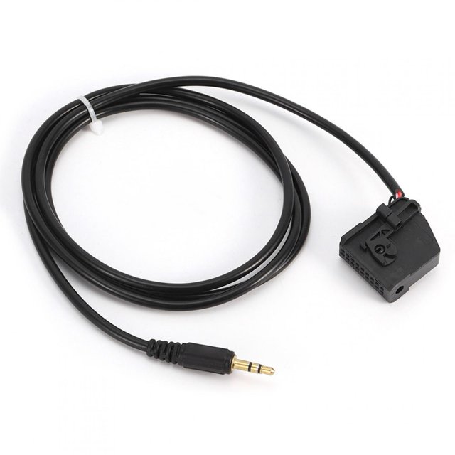 Cable 3.5mm Adapter Cable 3.5mm Input Adapter Cable MP3 Connector Fit For CLK SL SLK W168 W202 W203 W208