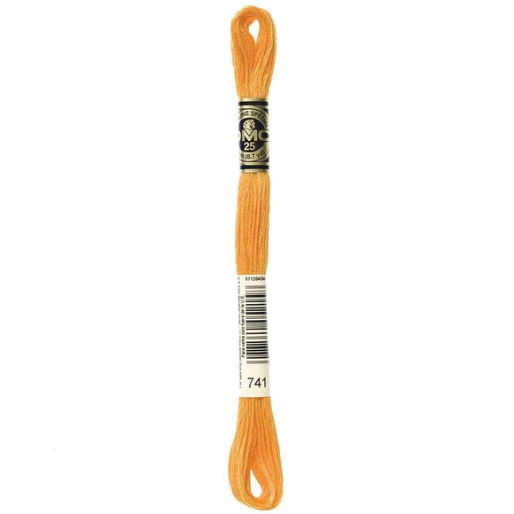 DMC Six-Strand Cotton Embroidery Floss, 8 m (8.7 yd), Orange