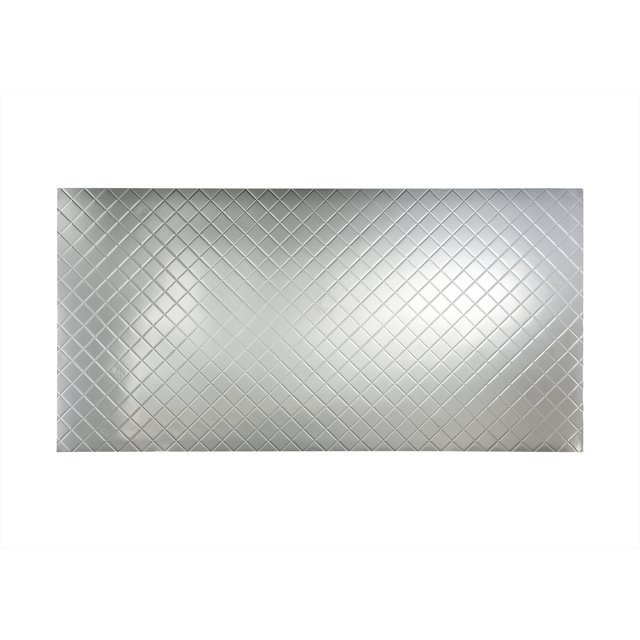 Fasade Quilted Brushed Aluminum Wall Panel 4' x 8'