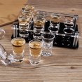 thumbnail image 2 of Porte-gobelet à Vin Haute Stabilité Transparent Léger Base Lourde Support de Verre à Shot pour Bar, 2 of 8