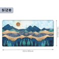 thumbnail image 5 of Large Mouse Pad 31.4 x 15.7inches 3mm XXL Extended Gaming Mouse Pad Mat with Non-Slip Base Stitched Mousepad for Computer,Office,Keyboard and Laptop-Sunrise Forest，Waterproof Desk Mat, 5 of 5