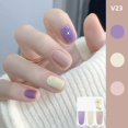 thumbnail image 2 of Riforla Three Color Nail Polish No Baking Quick Drying Set Durable Tearable Water Based Manicure 1ml Nail Polish, 2 of 3