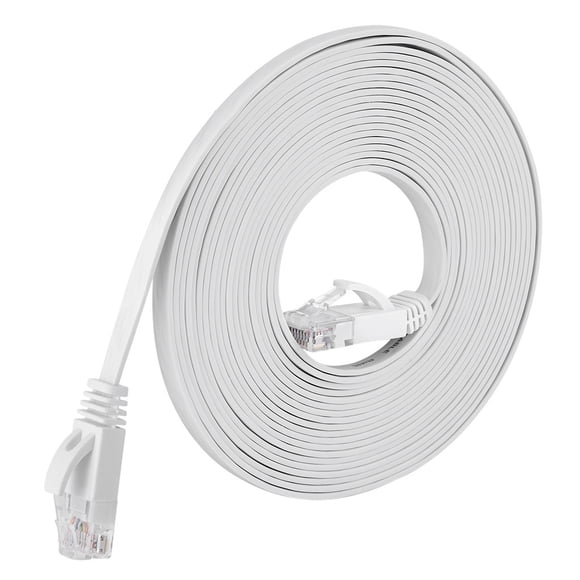EGNMCR 6 Câbles Ethernet Plats Cordons de Connexion au Réseau Internet Fil d'Ordinateur Haute Vitesse Câble HDMI