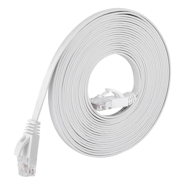 EGNMCR 6 Câbles Ethernet Plats Cordons de Connexion au Réseau Internet Fil d'Ordinateur Haute Vitesse Câble HDMI