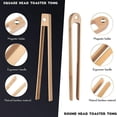 thumbnail image 3 of DEBGFS 2 Pieces Magnetic Bamboo Toaster 8.7 Inch Wooden Kitchen Toast for   Natural Bamboo Kitchen Utensils, 3 of 5