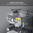 thumbnail image 4 of EDTara Machine à Espresso en Acier Inoxydable, 15 Réglages de Mouture Réglables, Pompe 15 Bars, Contrôle de Température PID, Réservoir d'Eau Amovible 2,3 L, Chauffage, Comprend Poignée Tamis 58 mm, Tasseur et Pichet à Lait 350 ml, 4 of 8