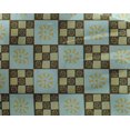 thumbnail image 4 of oneOone Georgette Viscose Fabric Geometric & Floral Block Print Fabric By The Yard 42 Inch Wide, 4 of 4