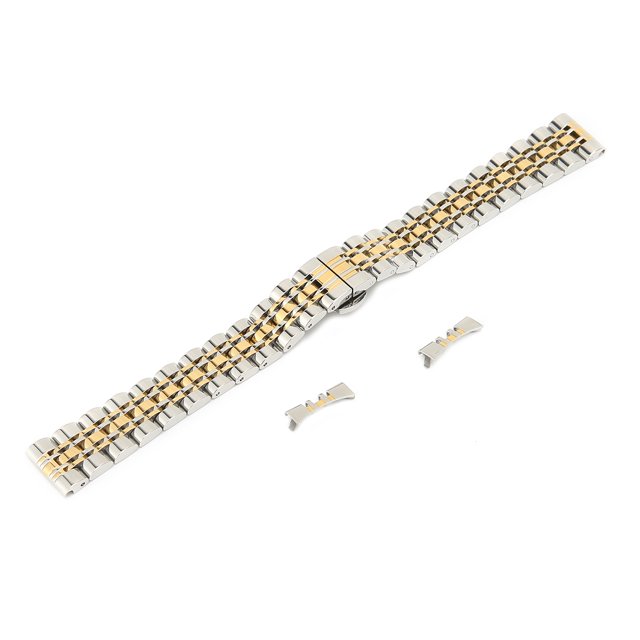 TOPINCN Bracelet de Montre en Acier Inoxydable de Remplacement, Bracelet de Montre Ajustable 12/14/16 mm