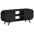 thumbnail image 2 of vidaXL TV Cabinet & TV Stand 110x30x45 cm Rough Mango Wood, 2 of 5