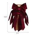thumbnail image 2 of Holiday Time Christmas 2 Pack Red Velvet Bows, 2 of 5