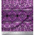 thumbnail image 1 of Soimoi Cotton Cambric Fabric Geometric & Paisley Decorative Decor Fabric Printed Yard 56 Inch Wide, 1 of 2