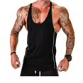 thumbnail image 2 of MesaSe Hommes Stringer Muscle Bodybuilding Débardeur Noir XL, 2 of 6
