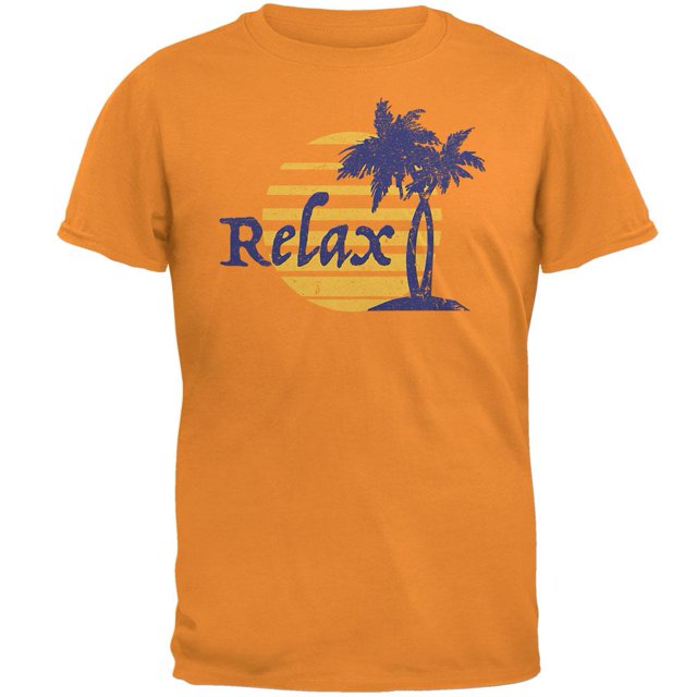 T-shirt pour Homme Été Soleil Relax Palmier