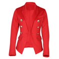 thumbnail image 3 of Ladies Double-Breasted Suit Jacket Slim Slimming Suit Office Daily Outfit, 3 of 4