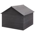 thumbnail image 3 of vidaXL Lawn Mower Garage Grey 80x80x70 cm WPC, 3 of 5