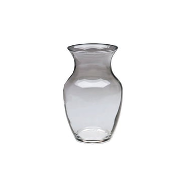 Clear Glass R Vase