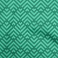 thumbnail image 1 of oneOone Velvet Sea Green Fabric Geometric Craft Projects Decor Fabric Printed By The Yard 58 Inch Wide, 1 of 5
