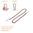 thumbnail image 2 of Unique Bargains Purse Chain Strap, 32' Purse Strap Shoulder Bag Replacement Strap, Brown&Silver, 2 of 6