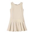 thumbnail image 1 of Bienzoe Chandail d'Uniforme Scolaire Extensible à Ourlet Plissé pour Fille Kaki 14, 1 of 2