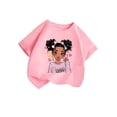 thumbnail image 3 of PMVFHDE T-Shirts pour Fille Jolis Hauts d'Été pour Fille Jolis T-Shirts pour Fille Hauts Filles T-Shirts Graphiques Enfant Filles Joli Graphique Col Rond Manche Courte Tee T-Shirt d'Été Rose,11-12 Ans, 3 of 5
