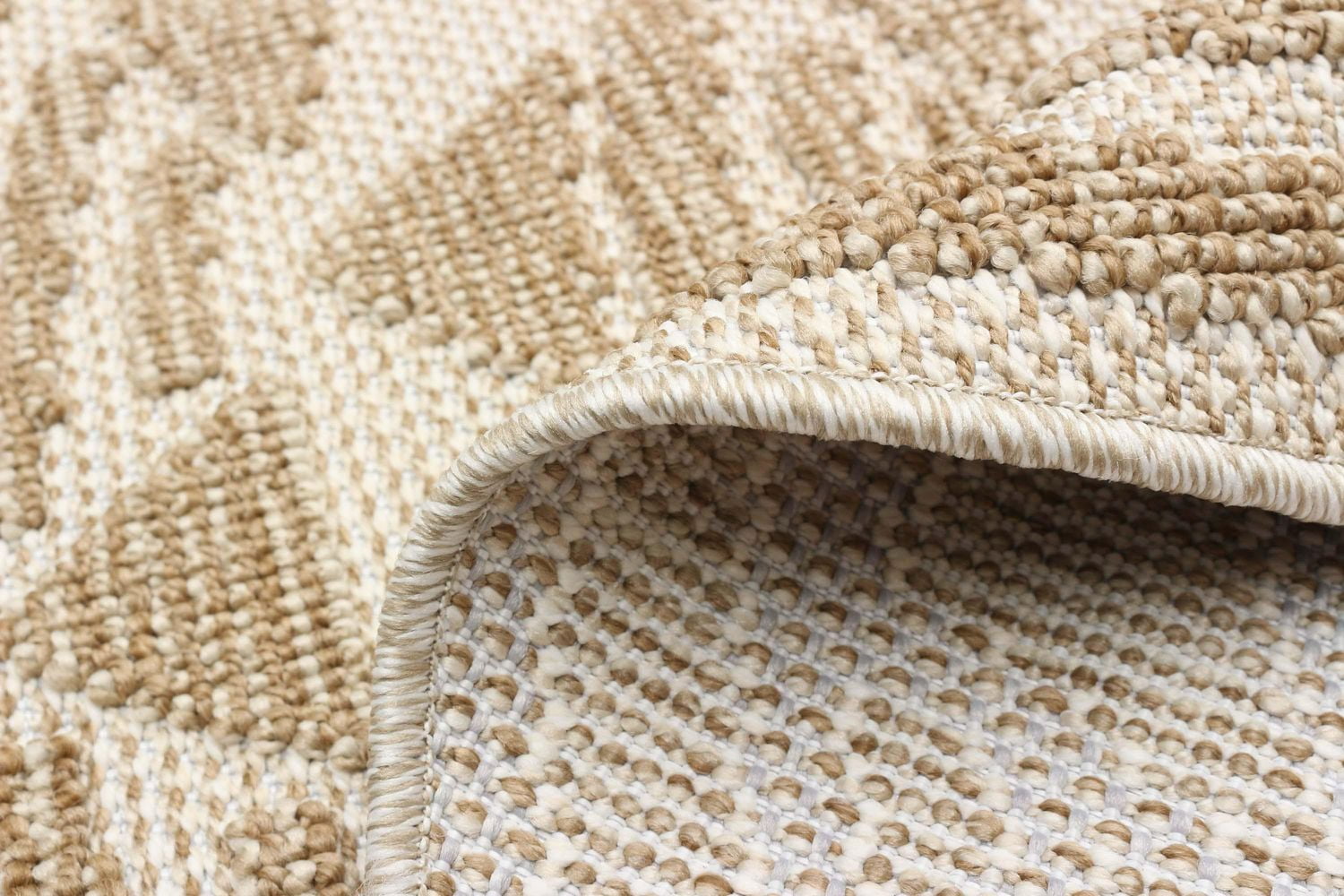 Tapis ECARPET Style Jute pour Chambre à Coucher, Salon
