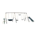 thumbnail image 1 of XDP Recreation Deerfield Playground Swing Set, Super Disc, Slide, Glider, See-Saw, & Swing, 1 of 8