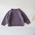 thumbnail image 2 of Sentmoon Girls 5t Clothes Long Sleeve Crew Neck Solid Color Girls Pullover Soft and Cozy Loose Knitted 2025 Girls Sweaters Fall and Winter Trendy for Weekend Trips 5 Years, 2 of 5