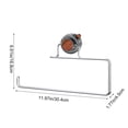 thumbnail image 3 of Toilet Paper Roll Rack Wall Mounted 180 Degree Rotation Easy Use For Bathroom Kitchen And Washroom, 3 of 7