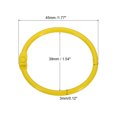 thumbnail image 2 of Unique Bargains 1.8' OD 1.5' ID Loose Leaf Rings Binder Ring Book Rings Steel for Scrapbook, Yellow 10 Pack, 2 of 6