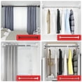 thumbnail image 1 of Tringle de Rideau de Douche Réglable Sans Perçage, Tige Télescopique en Acier Inoxydable pour Salle de Bain, Gain de Place et Séchage des Vêtements, 1 of 6